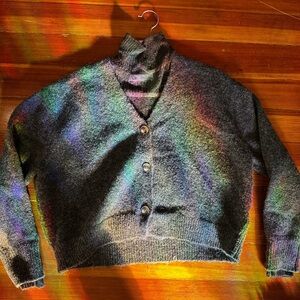 Zara Multicolor Turtleneck Sweater